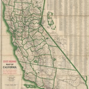 State Highway Map of California