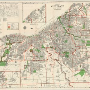 Map of Cleveland and Vicinity