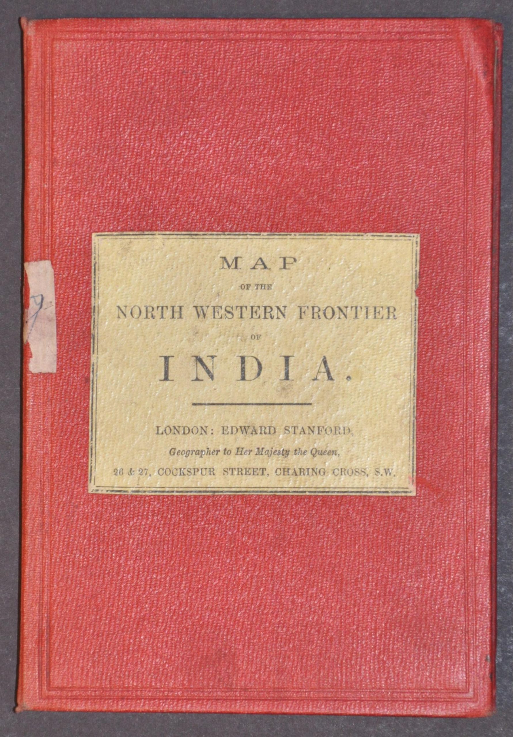 Map of the North Western Frontier of Indian Showing the Pamir Region and Part of Afghanistan - Image 3