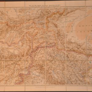 Map of the North Western Frontier of Indian Showing the Pamir Region and Part of Afghanistan