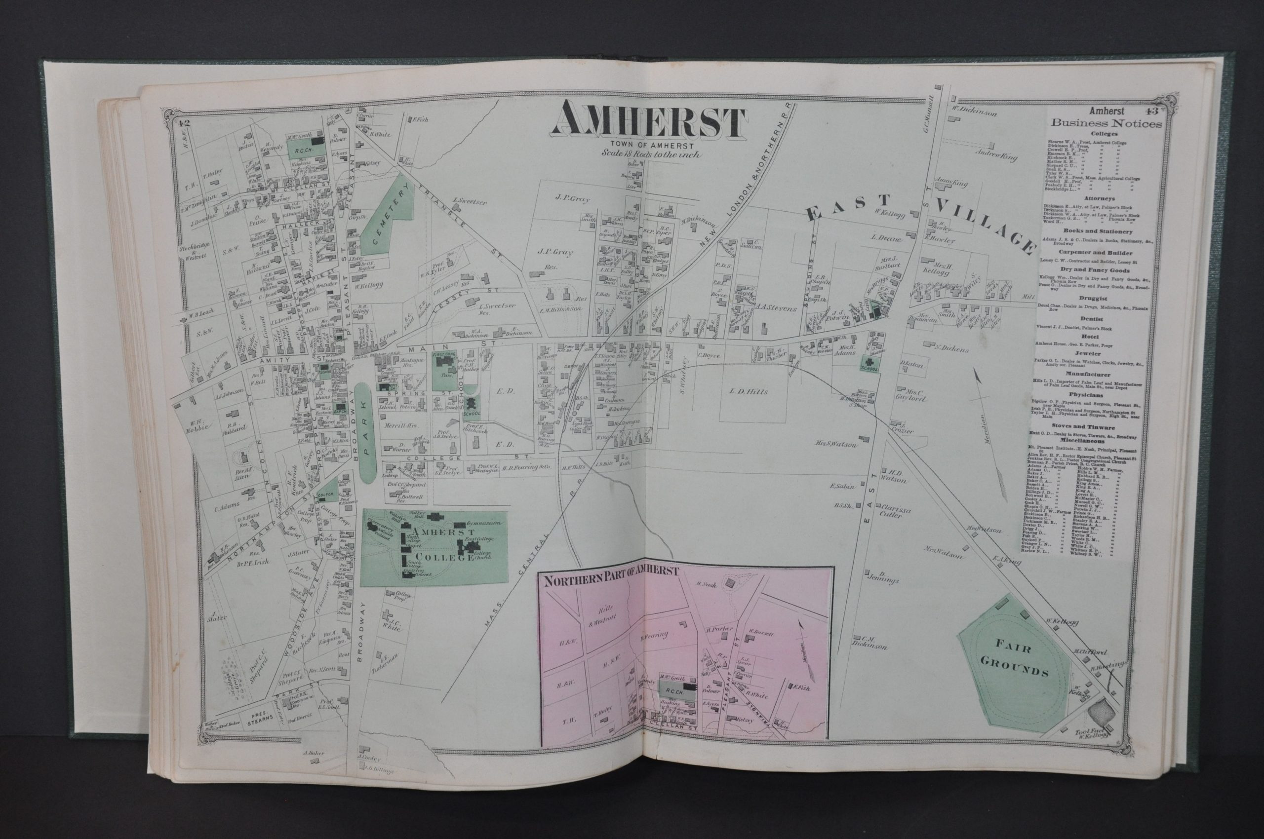 County Atlas of Hampshire Massachusetts - Image 7