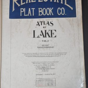 Real Estate Atlas of Lake Vol. 1 [and] Official Atlas of the Township of Lake Vol. 2