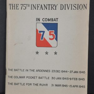 The 75th Infantry Division in Combat
