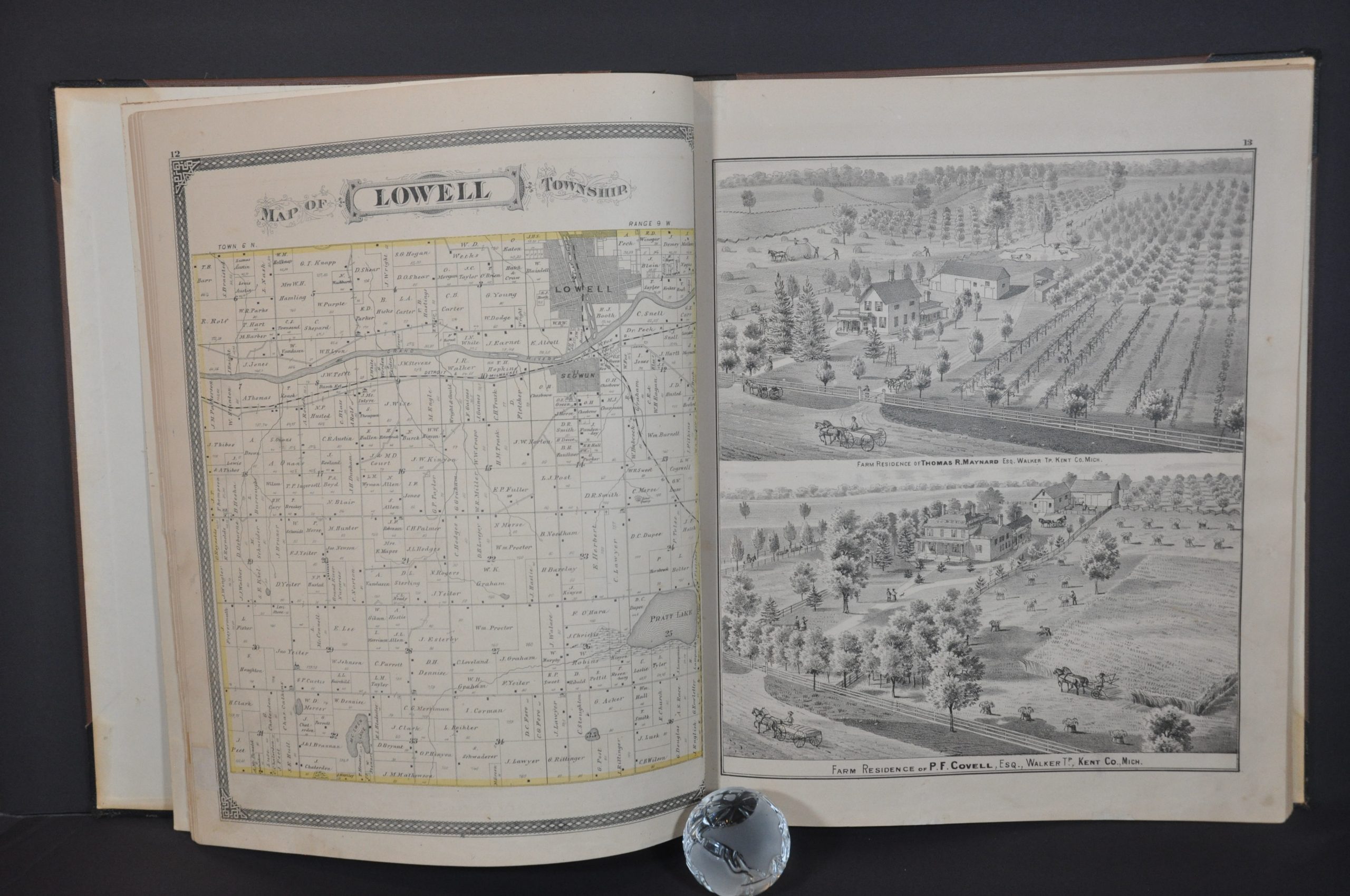 Illustrated Historical Atlas of the County of Kent, Michigan - Curtis ...
