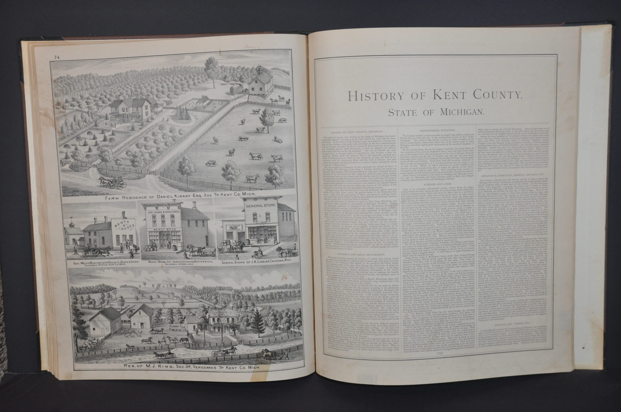 Illustrated Historical Atlas of the County of Kent, Michigan - Image 3