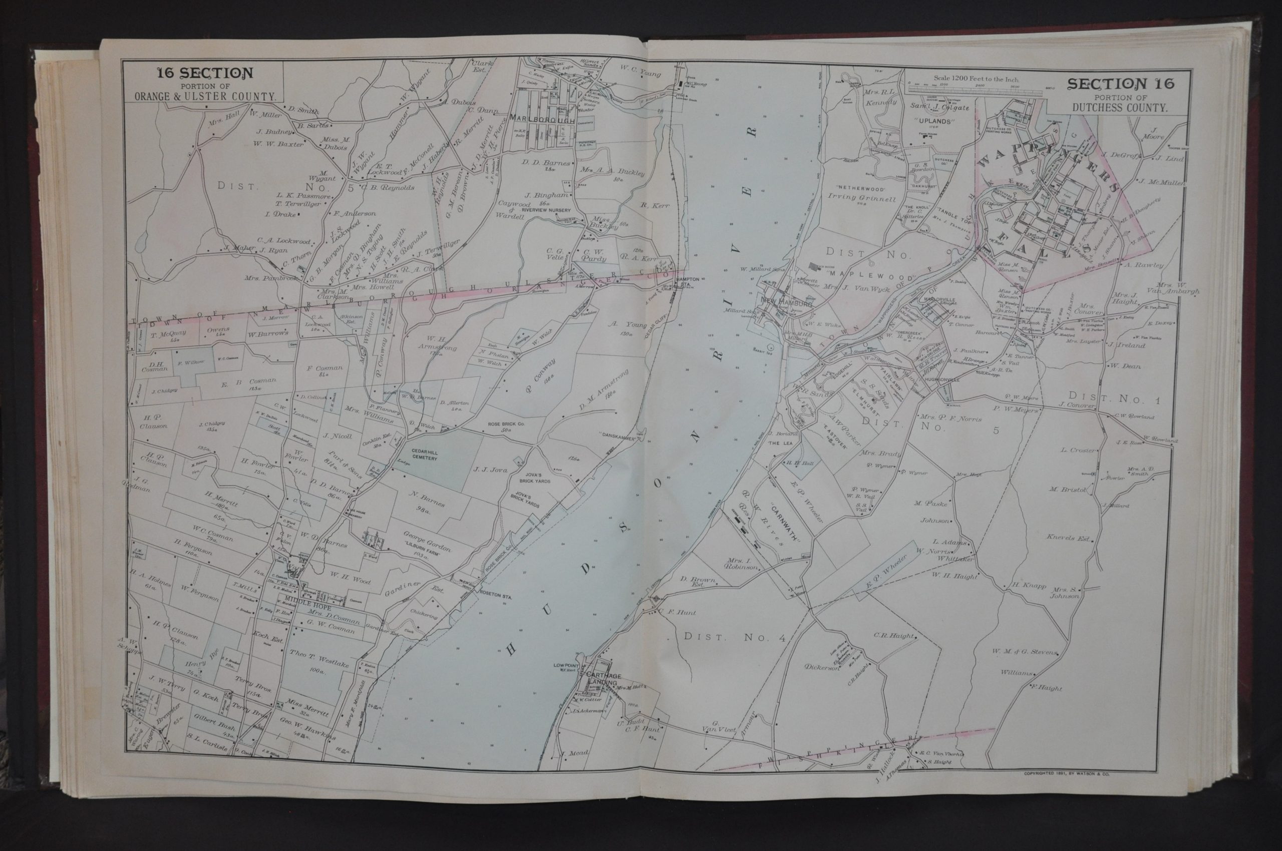 Atlas of the Hudson River Valley from New York to Troy - Image 8