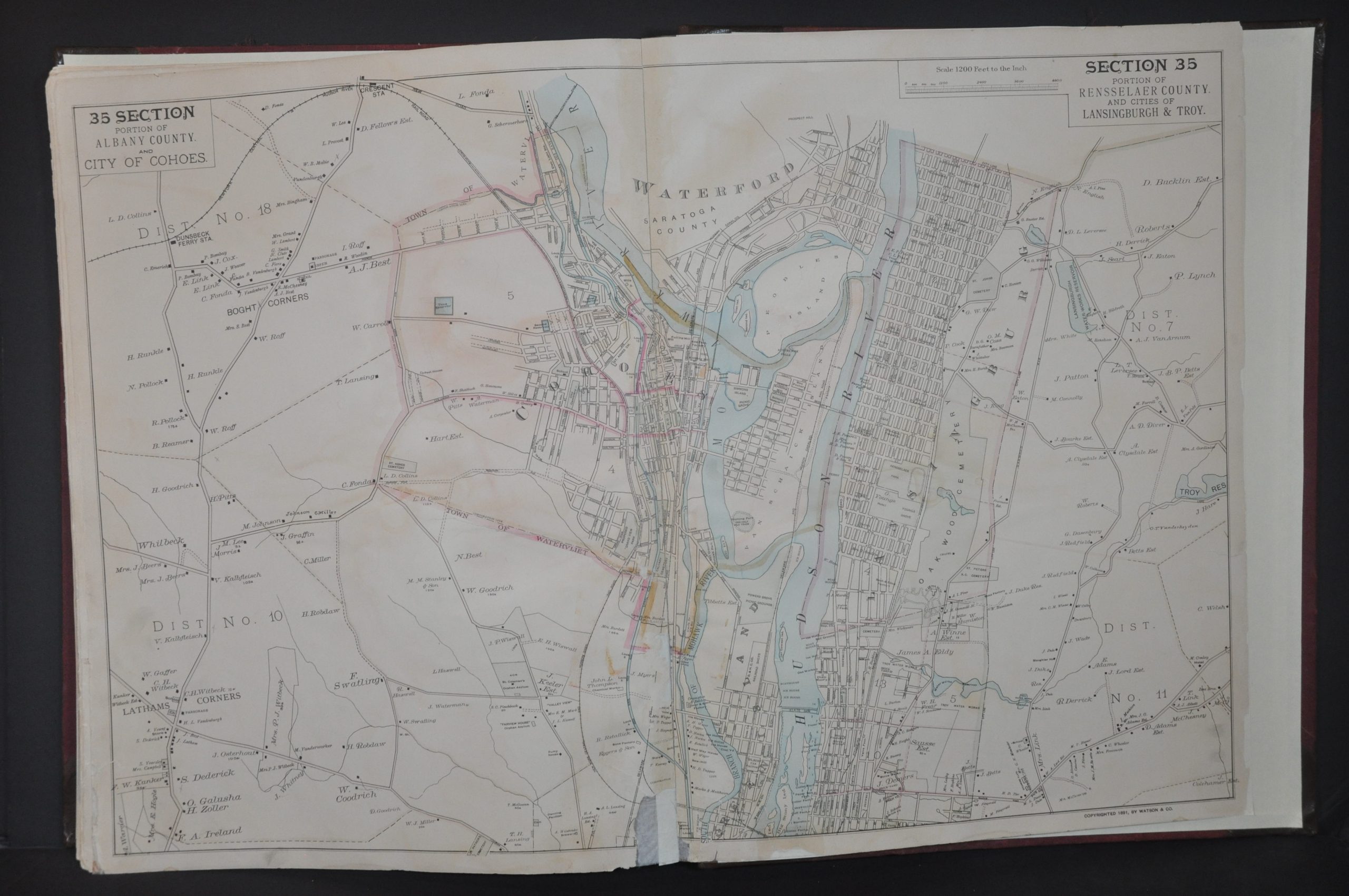 Atlas of the Hudson River Valley from New York to Troy - Image 3