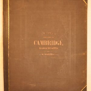 Atlas of the City of Cambridge Middlesex Co. Massachusetts