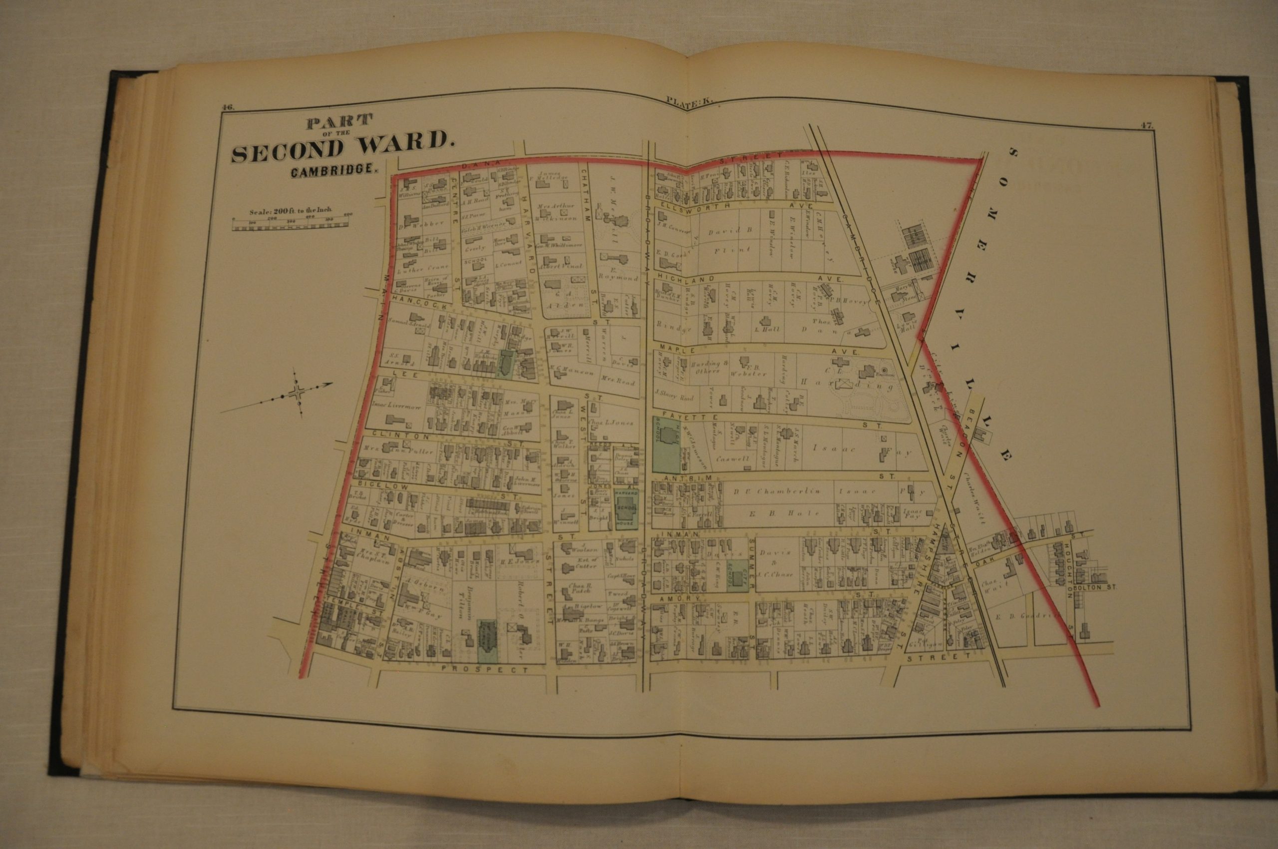 Atlas of the City of Cambridge Middlesex Co. Massachusetts