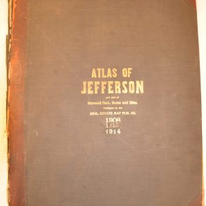 The Real Estate Map Publishing Co.'s Official Atlas of the Township of Jefferson and Part of Norwood Park Maine and Niles