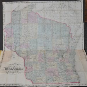 Chapman's New Sectional Map of Wisconsin