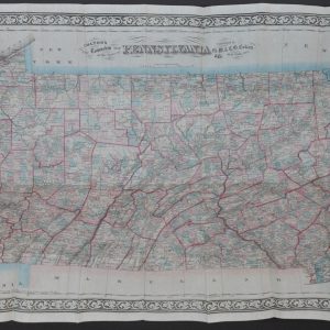 Colton's New Township Map of Pennsylvania