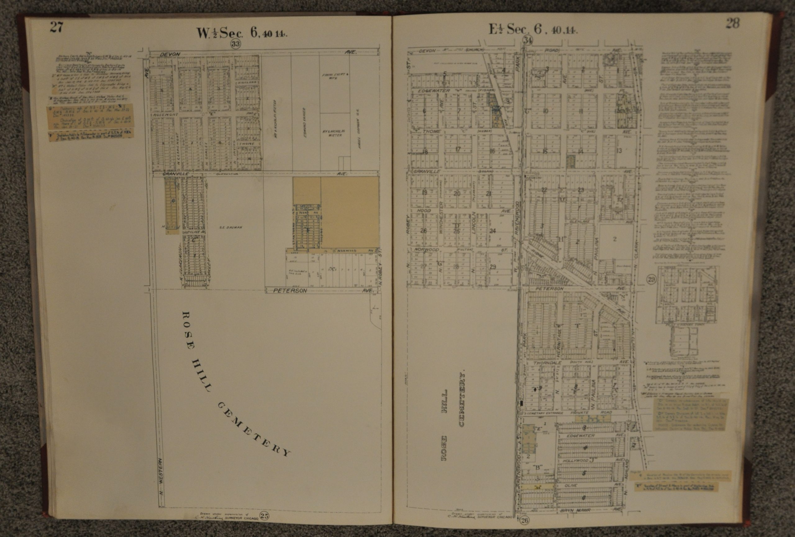 The Real Estate Map Publishing Co.'s Official Atlas of the Township of Lake View Rogers Park & West Ridge and Part of West Town, Chicago