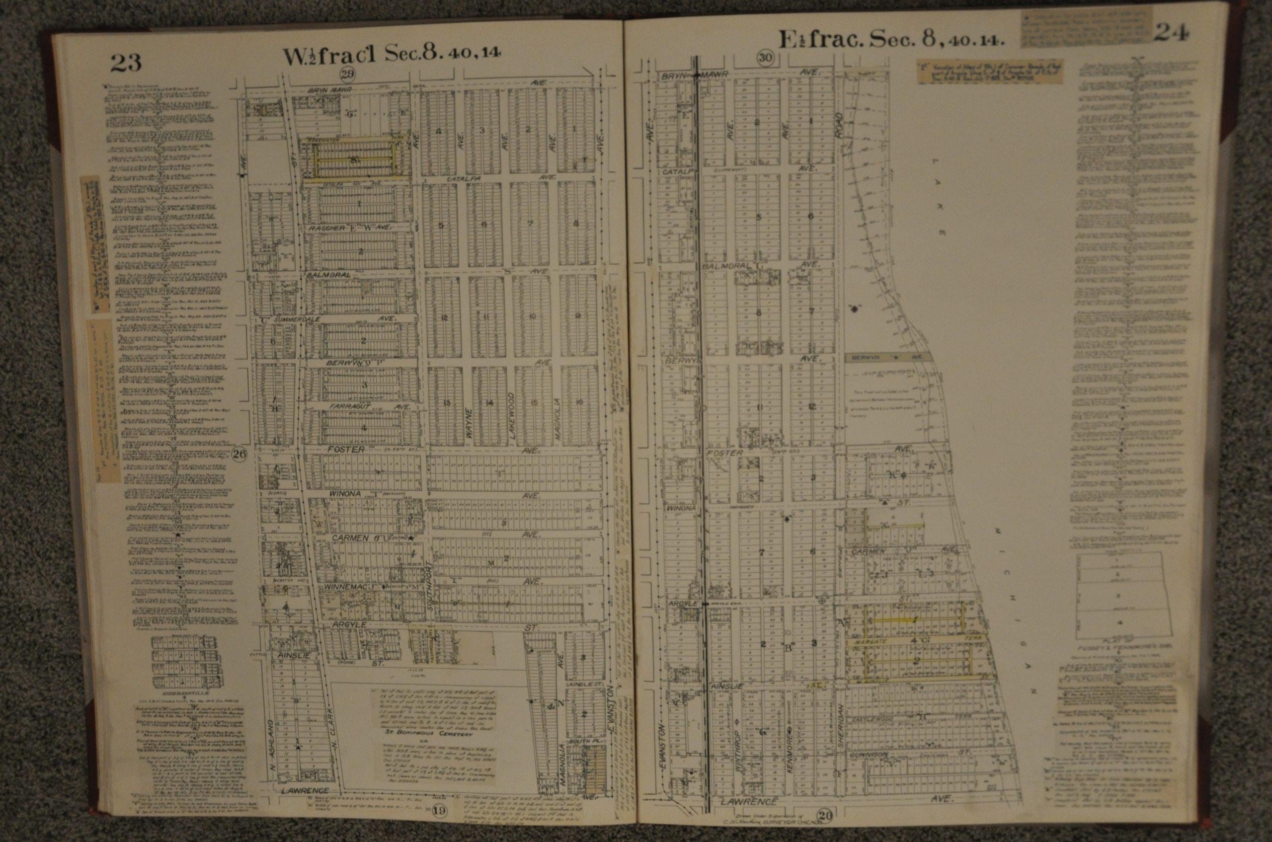 The Real Estate Map Publishing Co.'s Official Atlas of the Township of Lake View Rogers Park & West Ridge and Part of West Town, Chicago
