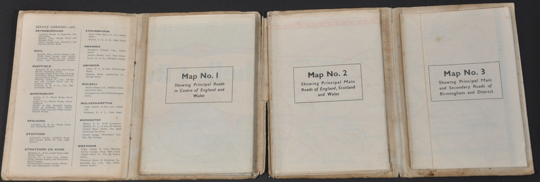 Motorist's Guide Map of England, Scotland and Wales