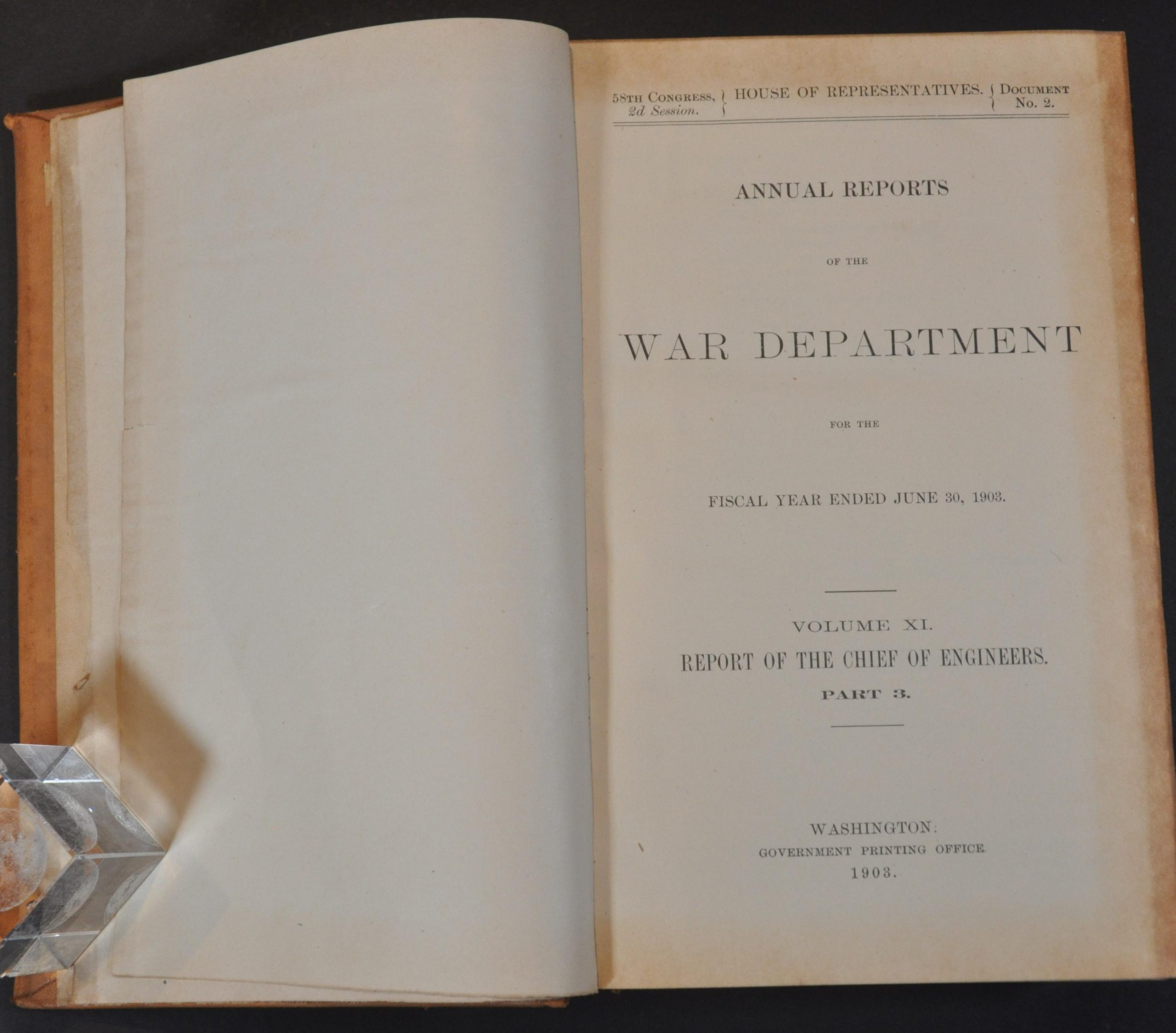 1903 Annual Report of the War Department - Chief of Engineers - Image 2