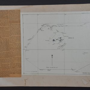 Navigation Track Chart U.S.S. New Jersey