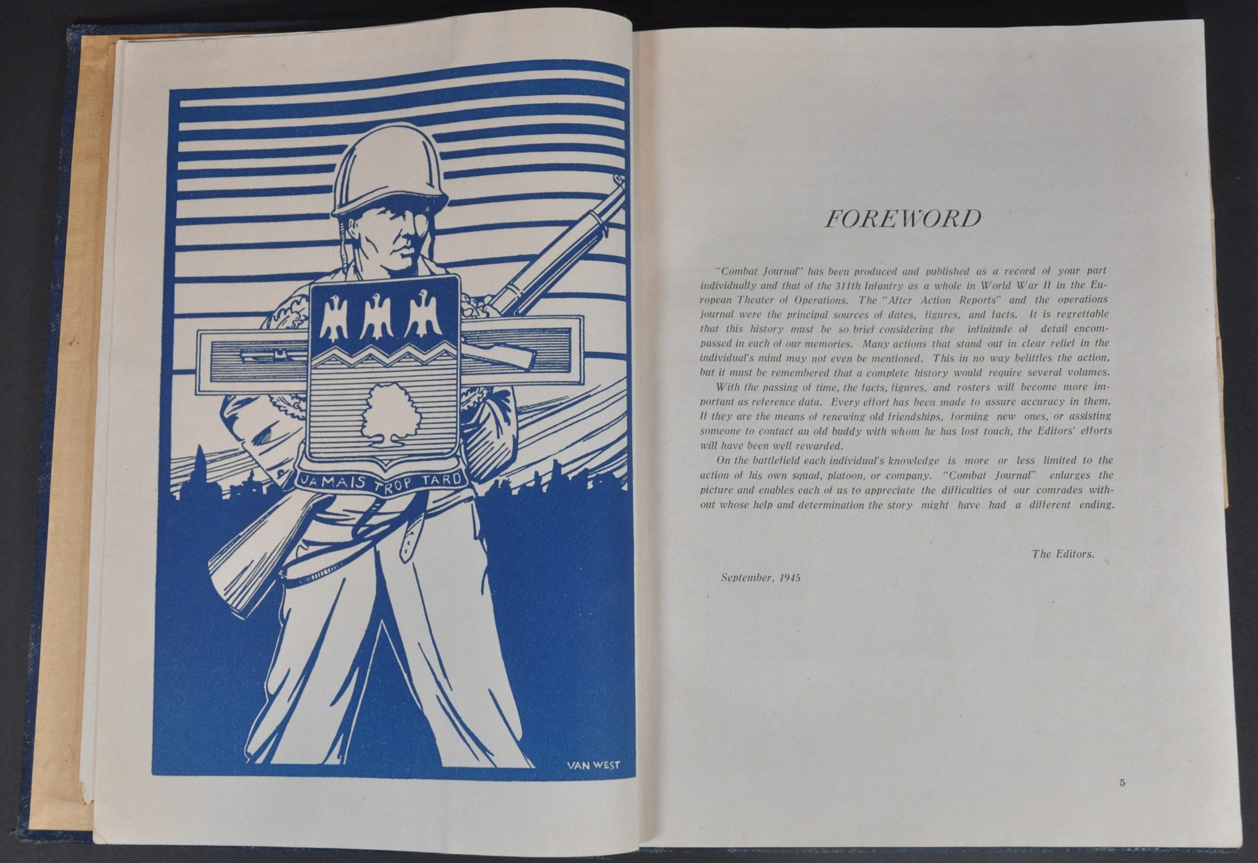 Combat Journal The Story of the Timberwolf Regiment of the Lightning ...