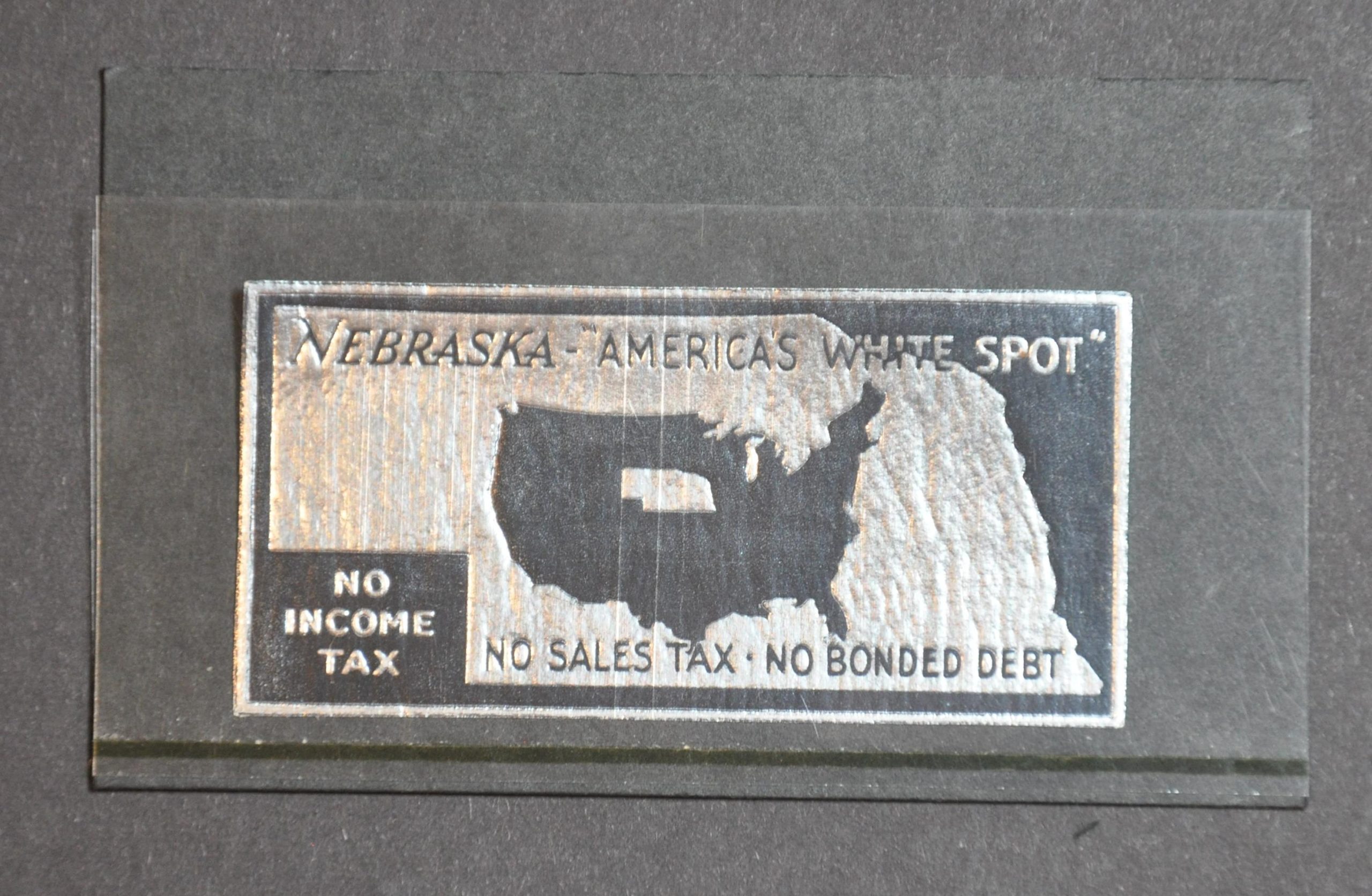 Nebraska - "America's White Spot"