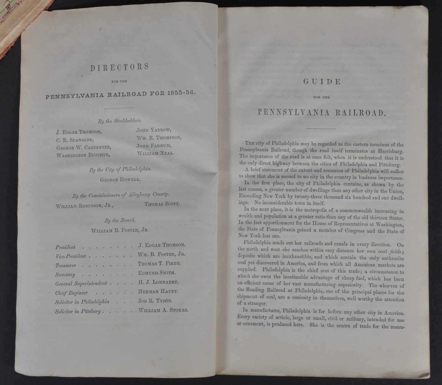 Guide for the Pennsylvania Railroad, with an Extensive Map; Including ...