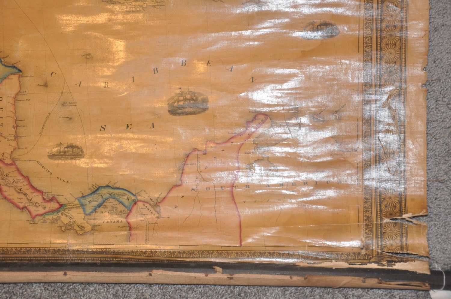 A New Map of Our Country - Prospective and Present - Curtis Wright Maps