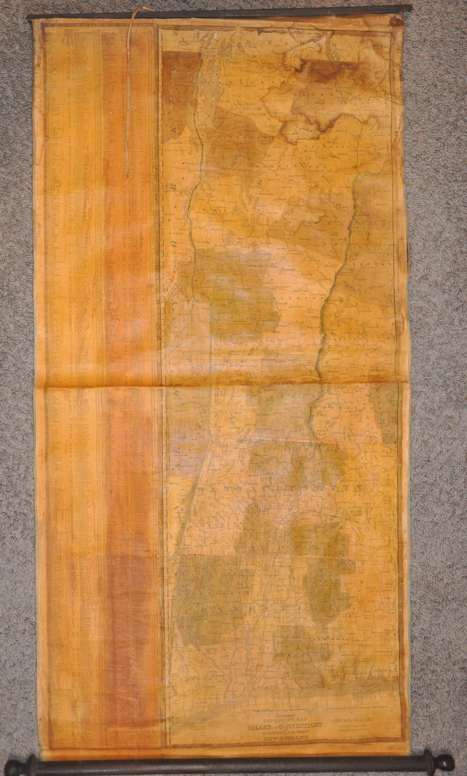 An Improved Reference Map of the Valley of the Connecticut and Western Section of New England