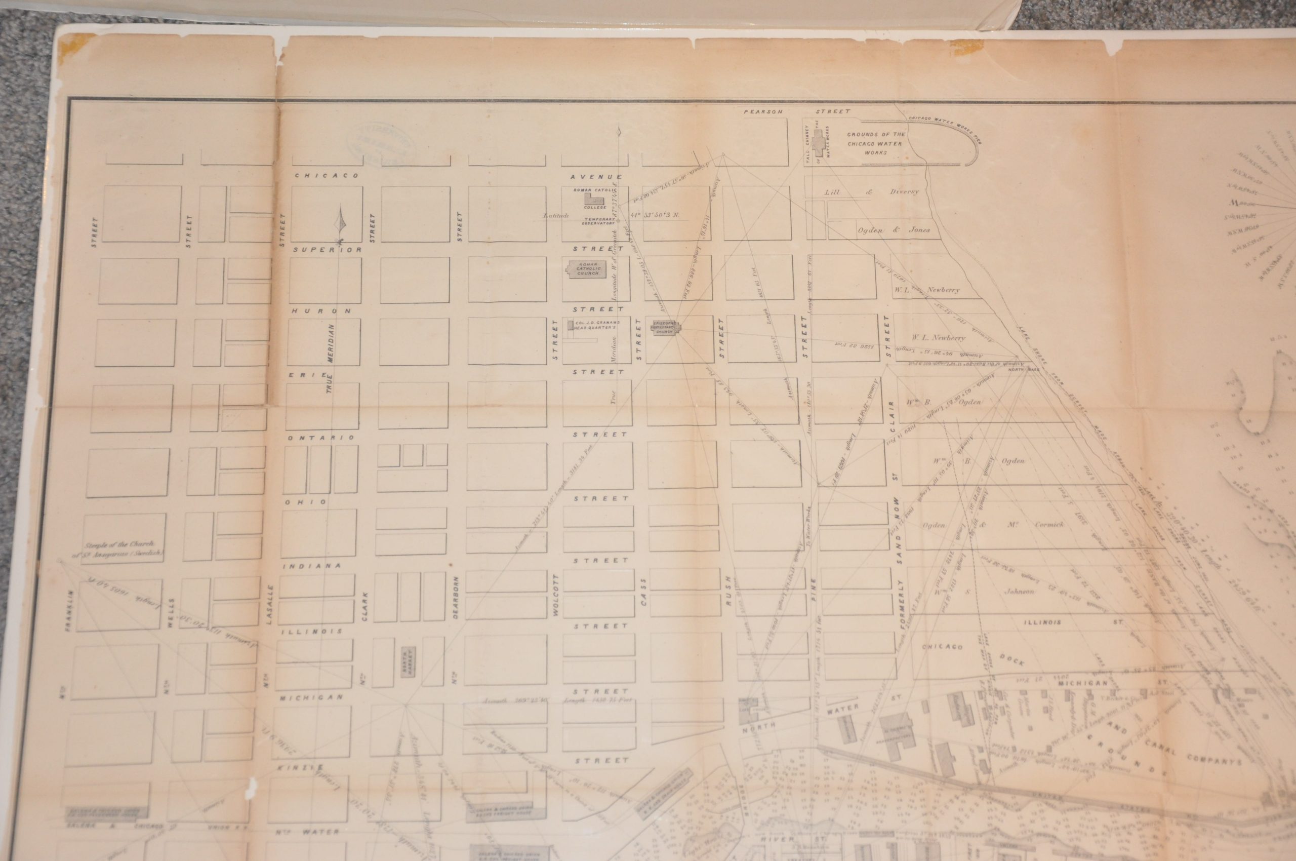 Map G. No. 58 Chicago Harbor & Bar - Image 7