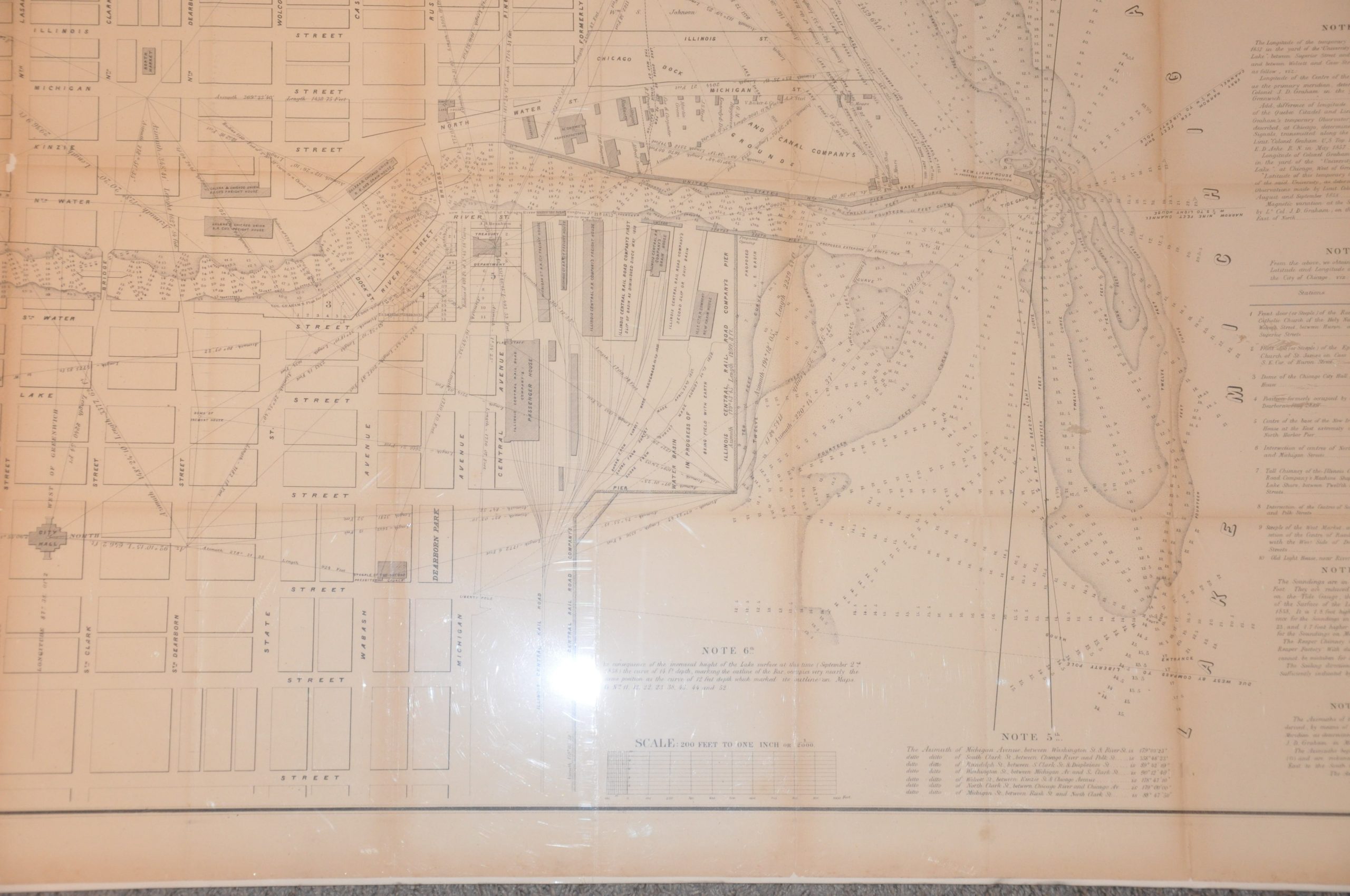 Map G. No. 58 Chicago Harbor & Bar - Image 6