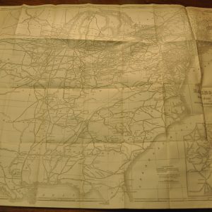 American Railroad Guide [with] Railroad Map of the United States and the Canadas, showing all the Railroads Completed and in Progress
