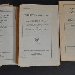 Reports of the Commmittee on Un-American Activities