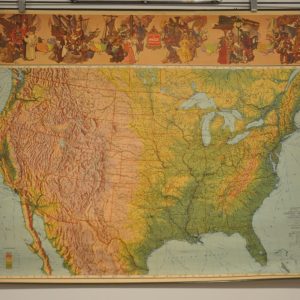 Ohman's New Relief Map of the United States and Adjoining Portions of Canada and Mexico
