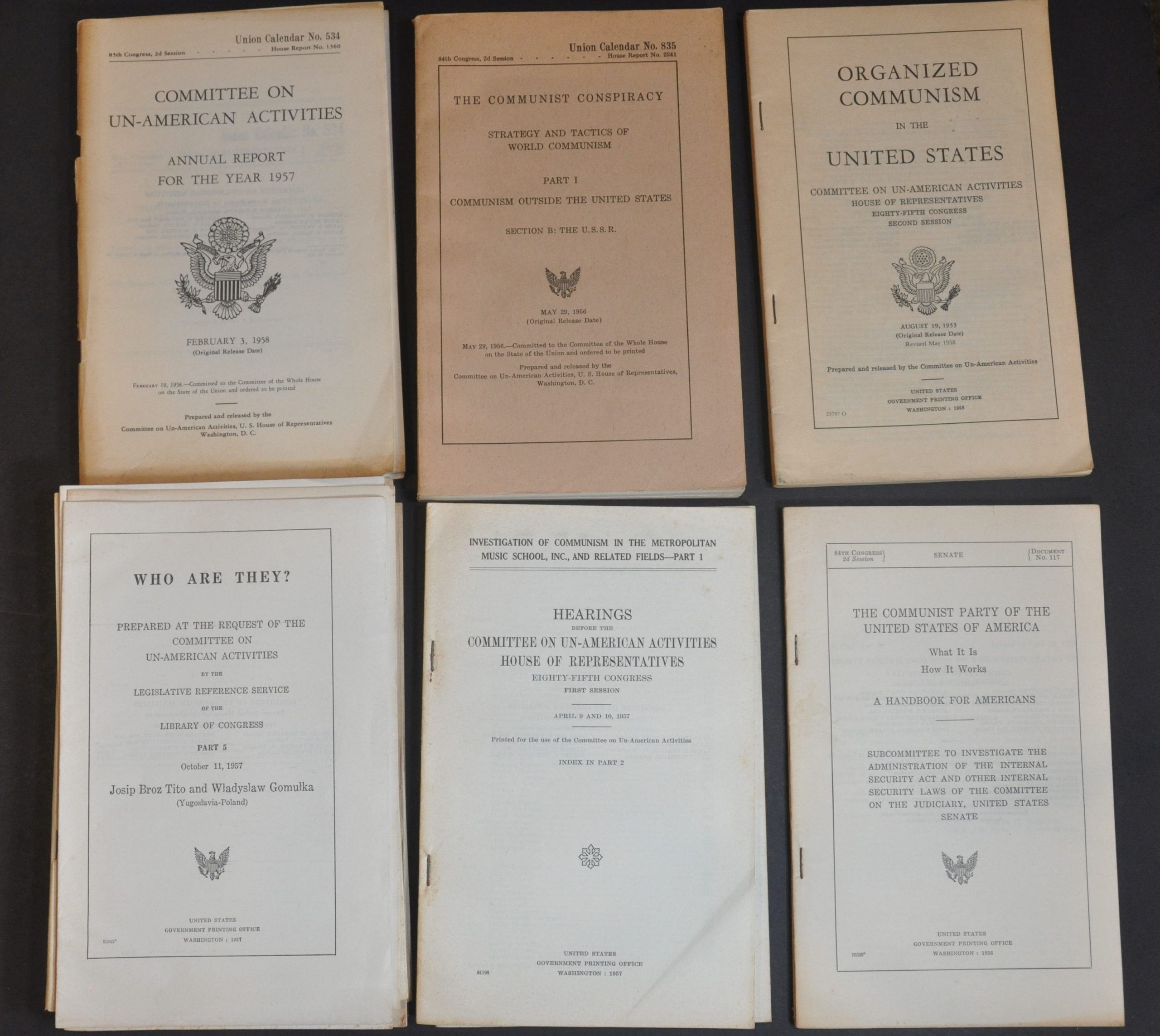 Reports of the Commmittee on Un-American Activities - Image 2