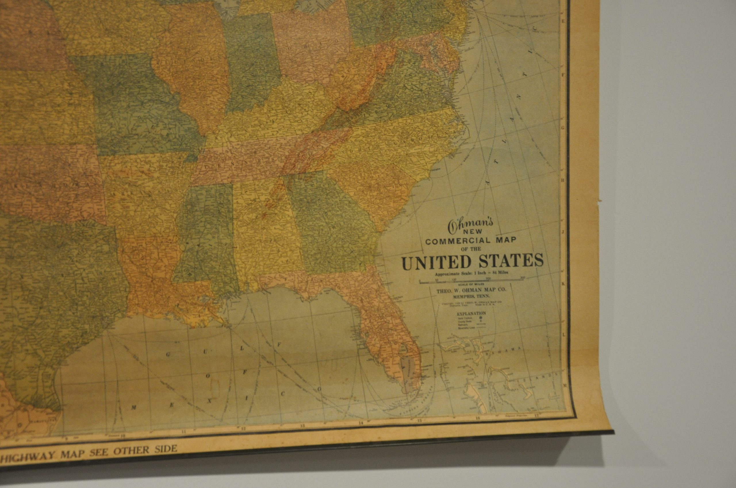 Ohman's New Commercial Map of the United States