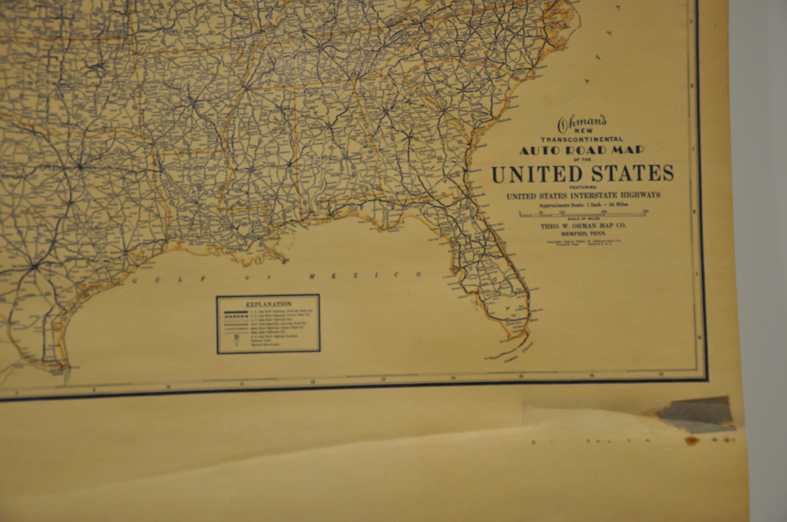Ohman's New Commercial Map of the United States