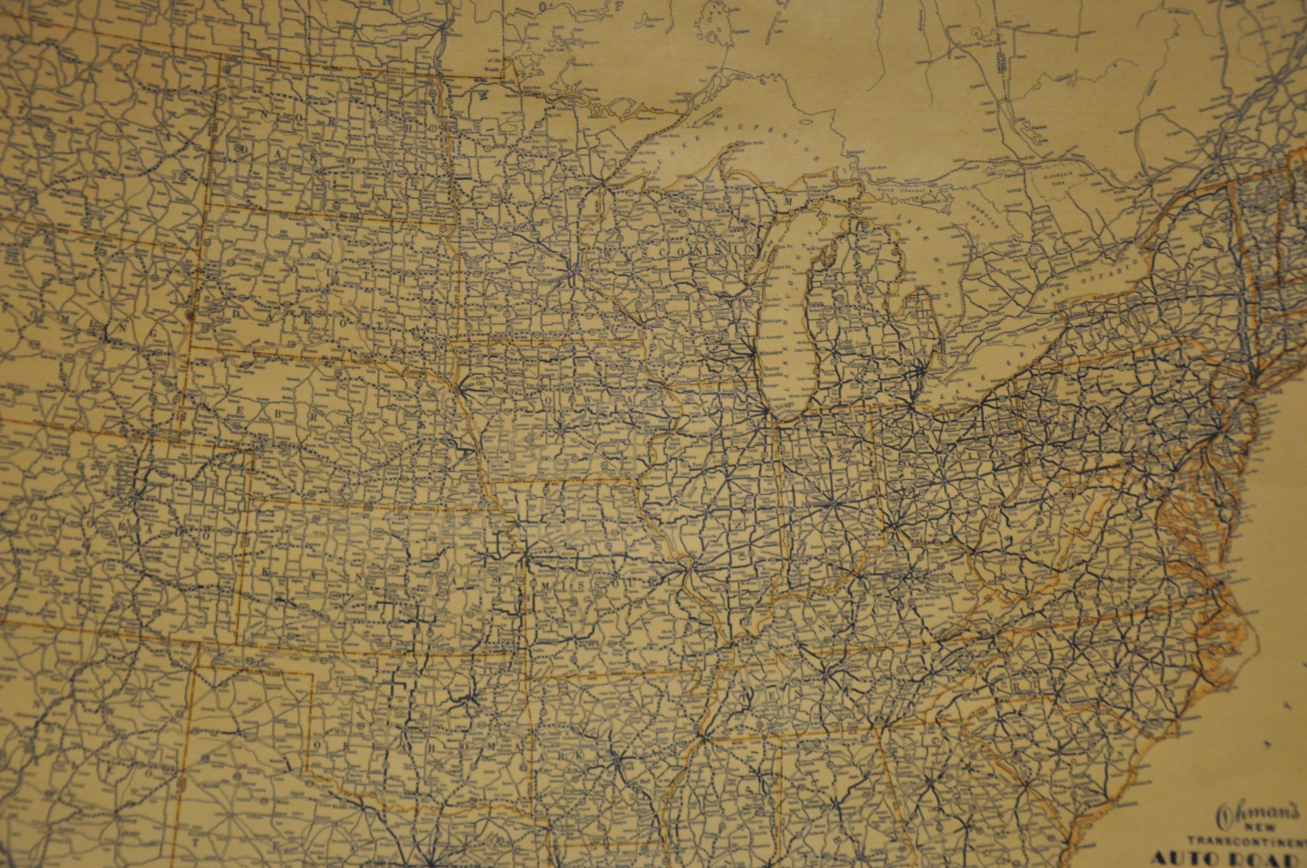 Ohman's New Commercial Map of the United States