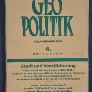 Stadt und Verstadterung [Cities and Urbanization]