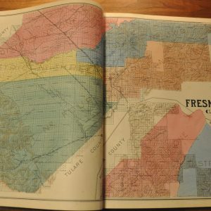 Official Historical Atlas Map of Fresno County