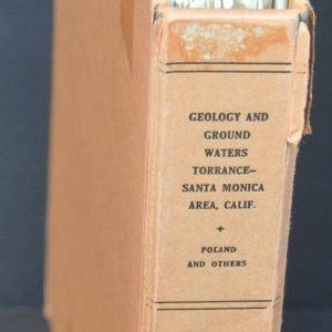 Geology and Ground Waters - Torrance-Santa Monica Area, California