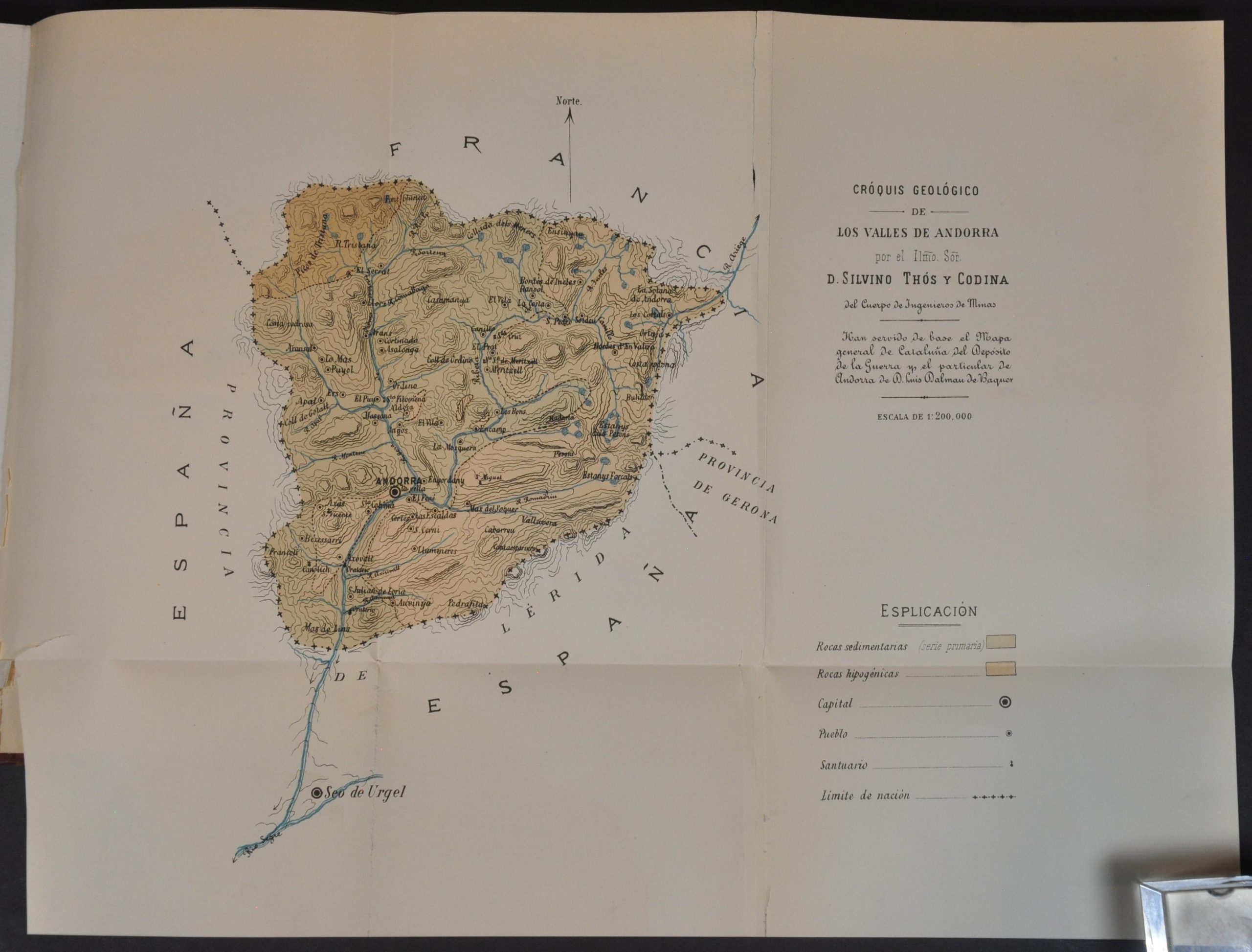 Reconocimiento fisico-geologico-minero de los valles de Andorra