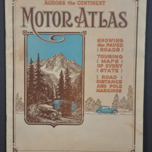 Across the Continent Motor Atlas