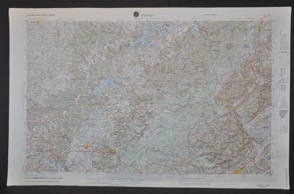 Corbin [Kentucky/Tennessee] - Curtis Wright Maps