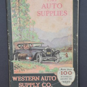 West Auto Supply Catalog [Maps of Western States]