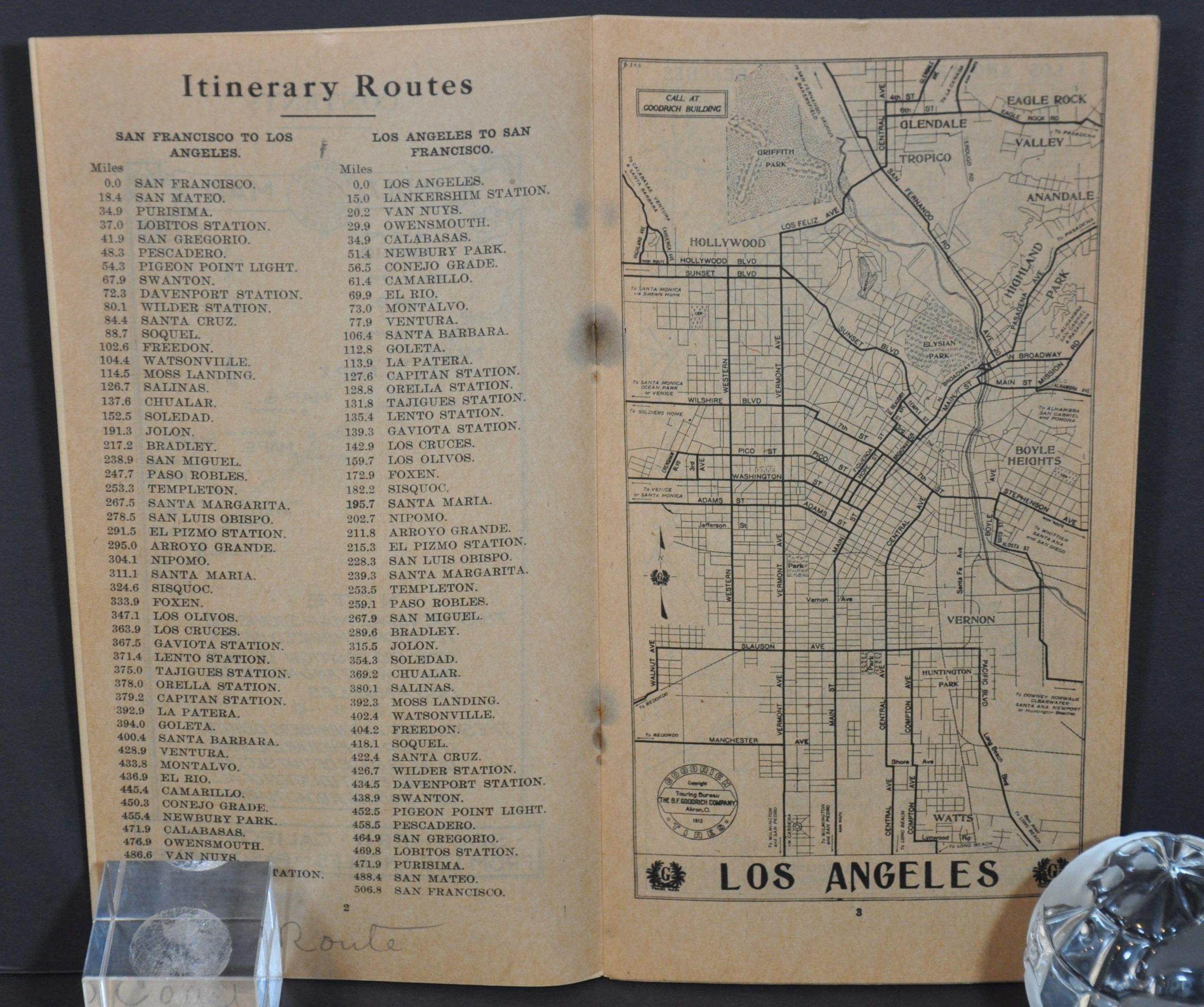 Goodrich Route Book San Francisco and Los Angeles Coast Route - Image 5
