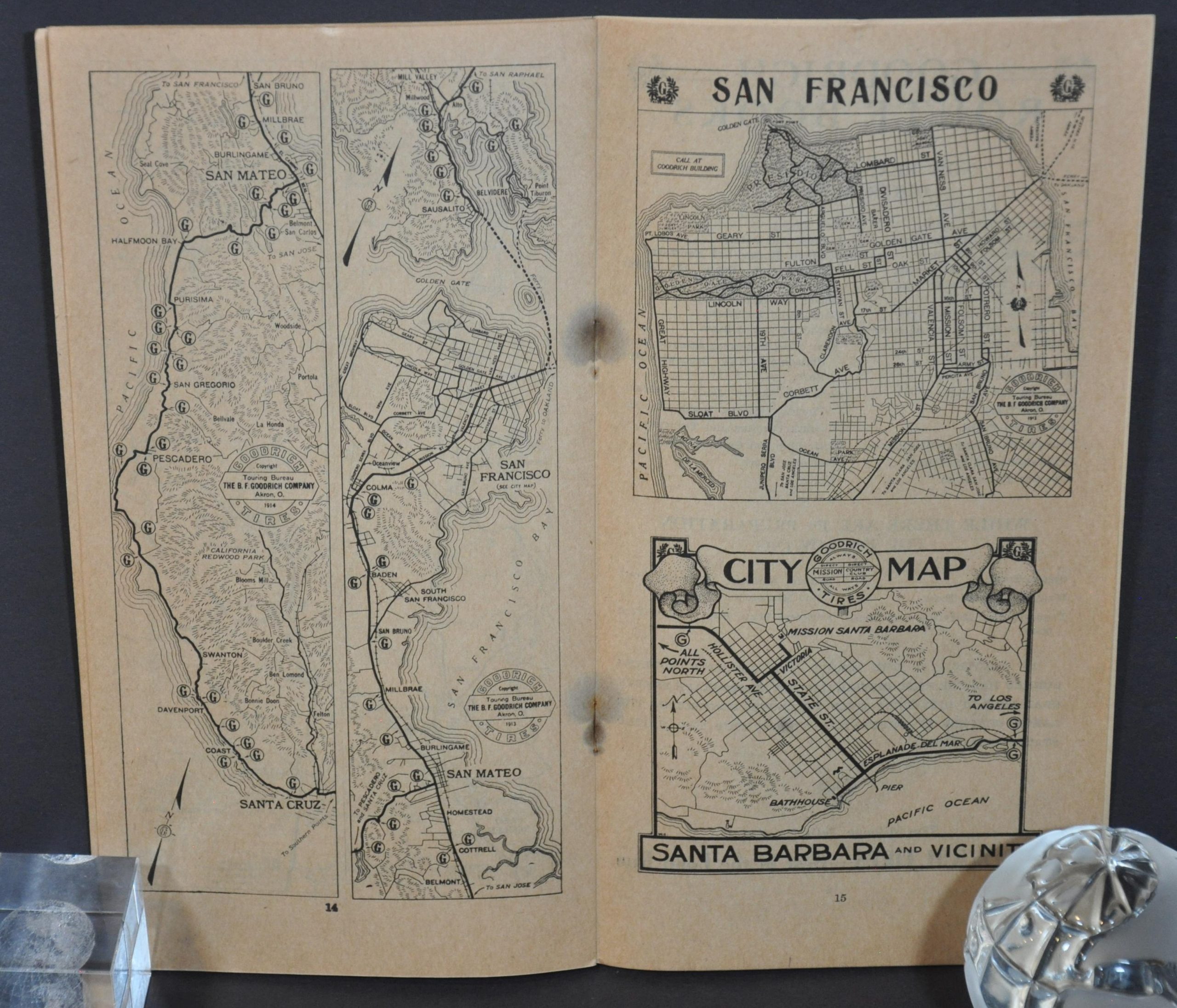 Goodrich Route Book San Francisco and Los Angeles Coast Route - Image 3
