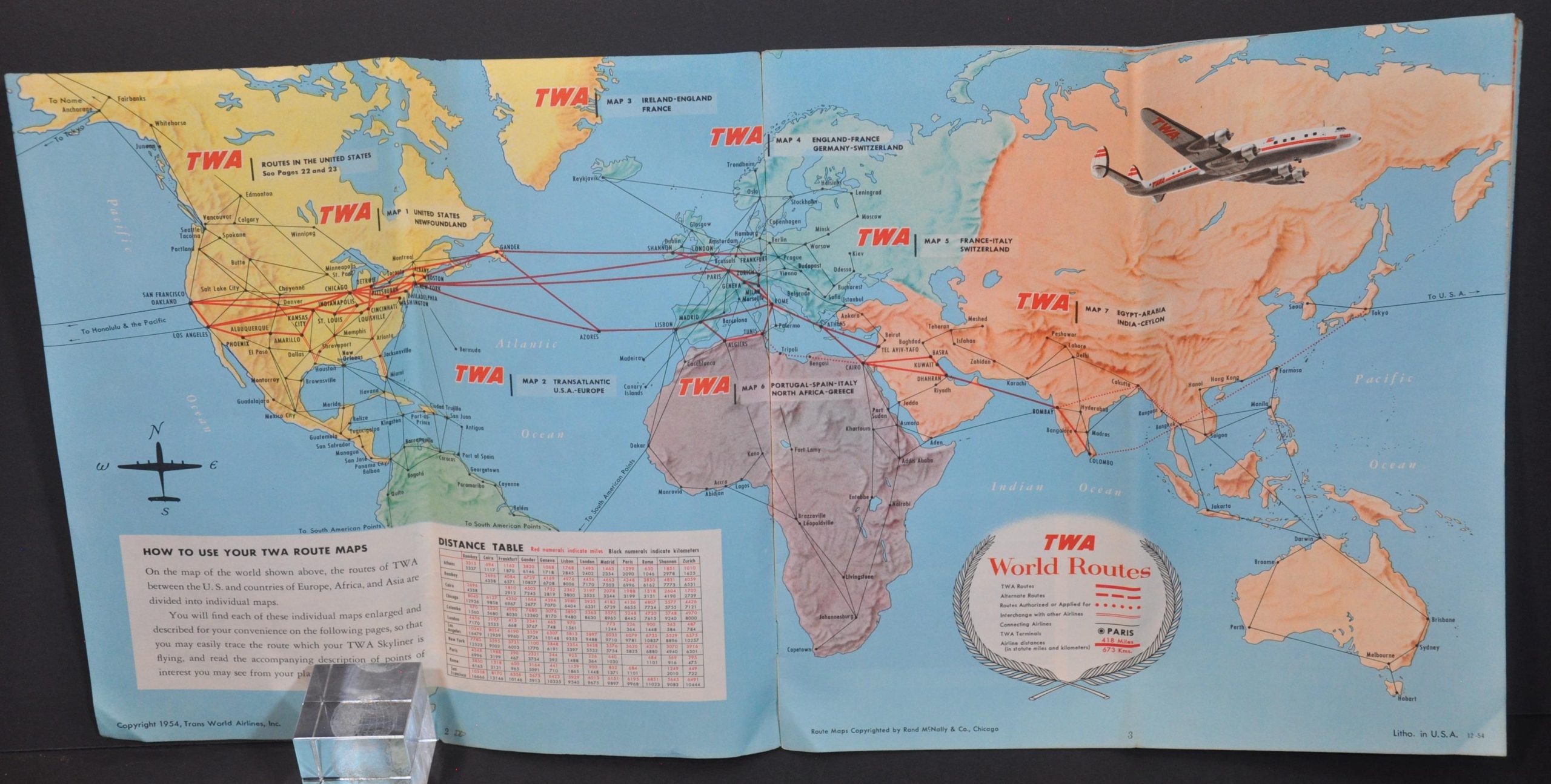 TWA International Air Routes - Image 2