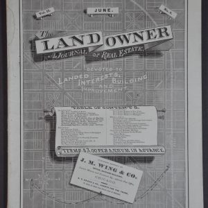 The Landowner a Journal of Real Estate Vol II No. 6 June