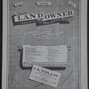 The Landowner a Journal of Real Estate Vol II No. 10 October