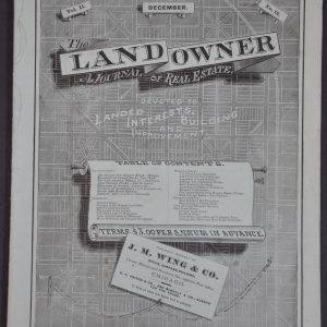 The Landowner a Journal of Real Estate Vol II No. 12 December