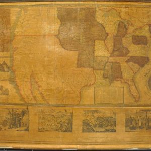 Map of the United States Published by J. Webster