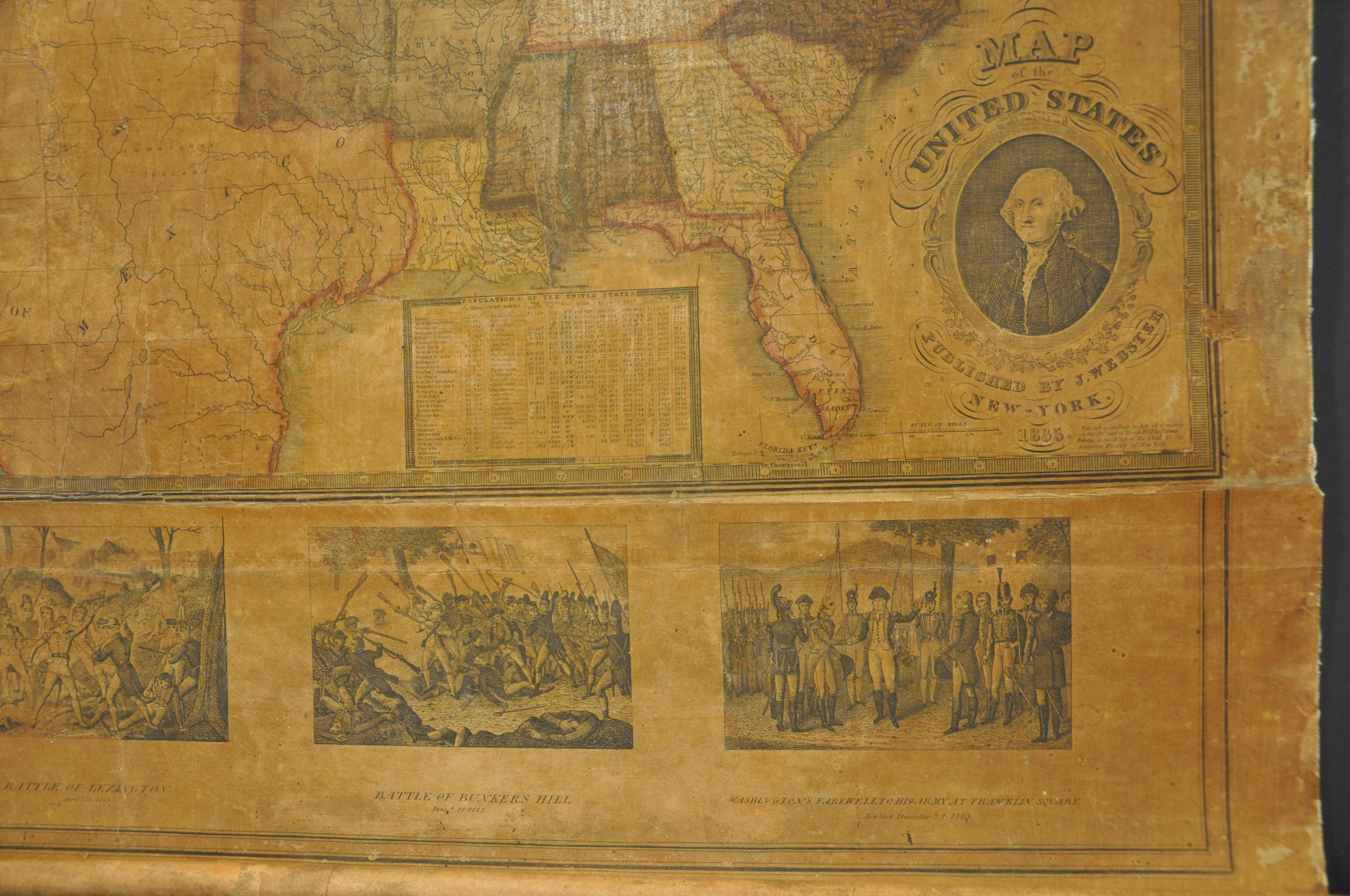 Map of the United States Published by J. Webster - Image 7